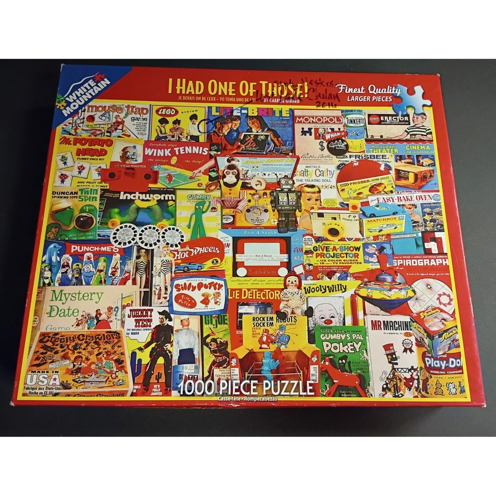 White Mountain I Had One of Those! 1000pc Toys Jigsaw Puzzle Cardboard 1166